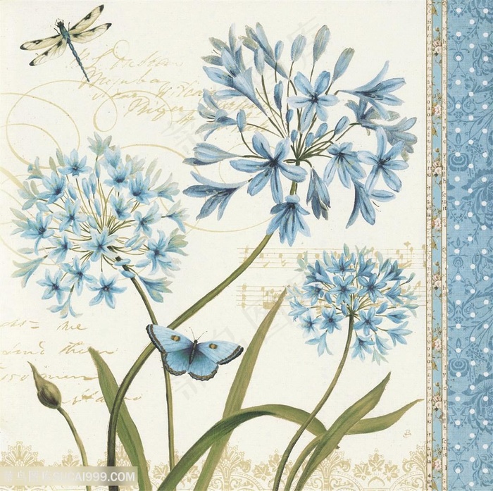 欧式花朵装饰画
