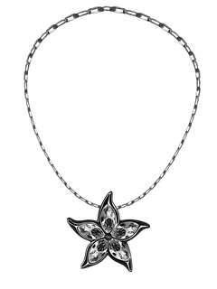 水晶项链免抠图-7