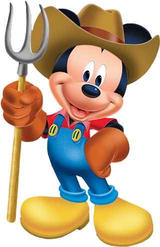 米老鼠农场卡通现代农业