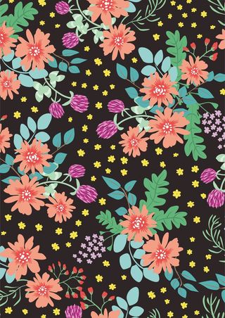 花卉小碎花小红花