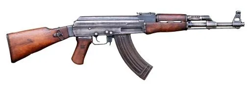 AK-47 卡拉什尼科夫冲锋枪 PNG免抠(1182x421)