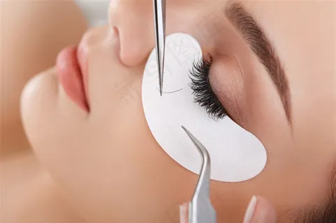 眉毛美容的美女摄影 眉毛美容的美女摄影