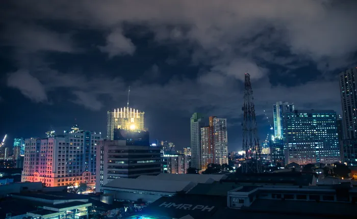 高清唯美城市夜景高楼大厦