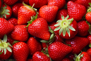 草莓水果摄影图