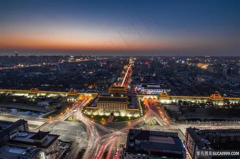 古城夜景图片 古城夜景图片