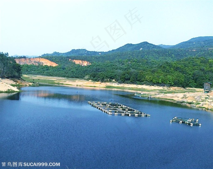 自然风景-绿山美湖自然风景素材（jpg）