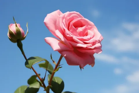 粉红玫瑰特写摄影图 粉红玫瑰特写摄影图