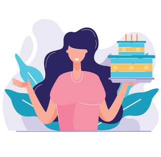 扁平风场景插画