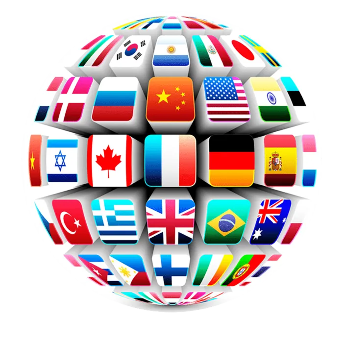 国旗素材地球拼图圆形少儿兴趣班