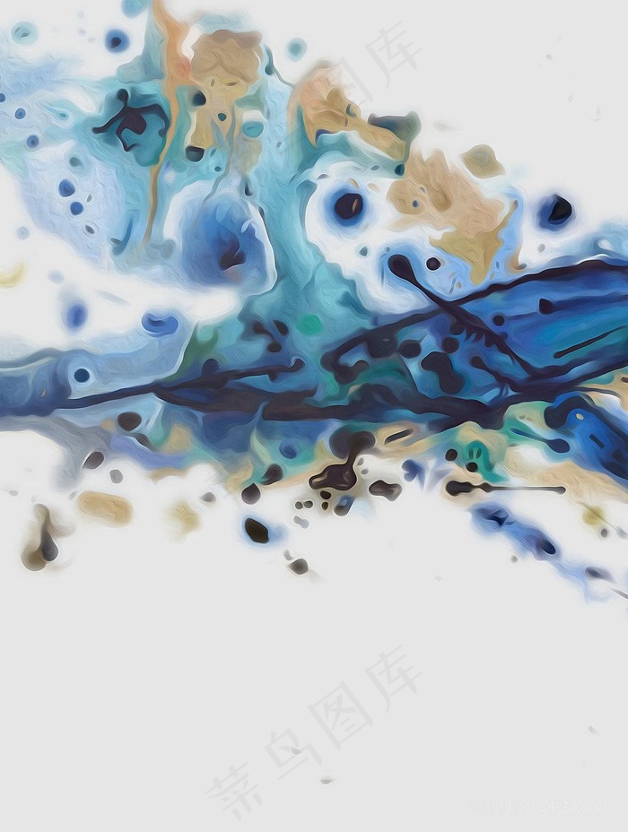 唯美水彩水墨艺术装饰画