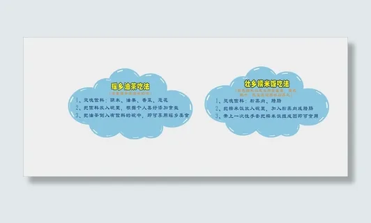 简约风油茶云朵