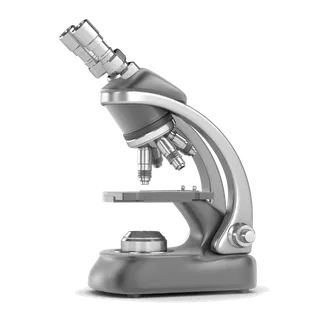 显微镜金属银色少儿兴趣班