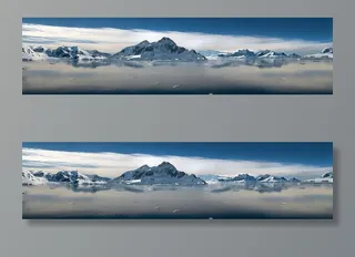 冬天雪山背景风景