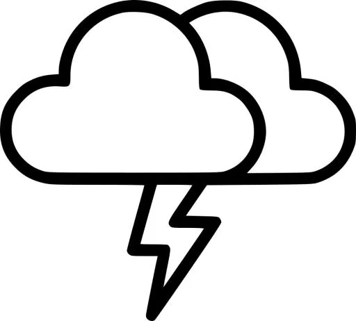 雷声 PNG免抠(980x886)