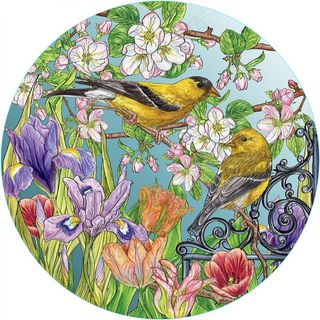 一幅鸟语花香图