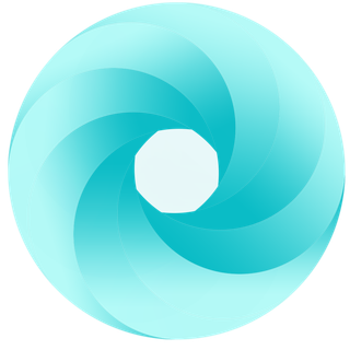 炫酷八等分PSD科技圆环图