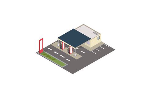 分析图素材图标集合景观建筑立面插画场景AI矢量图形设计