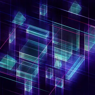 紫色3d立体线条几何背景高清图3D图片