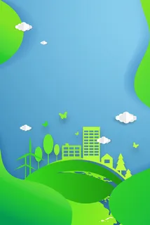 高清创意绿色环保背景图片公益海报展板宣传PSD分层平面设计素材