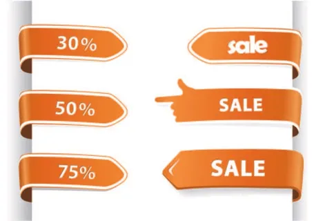 免抠包角销售标签