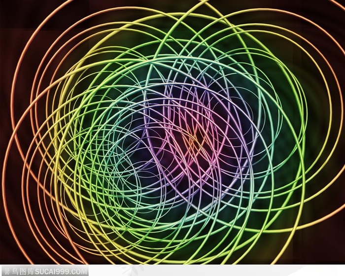 医学基因数码图-彩色的环形