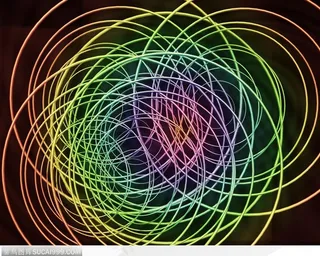 医学基因数码图-彩色的环形