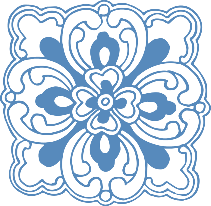 简约风中式传统图案窗花贴画镂空窗户瓷砖PNG免扣图片素材 (3)