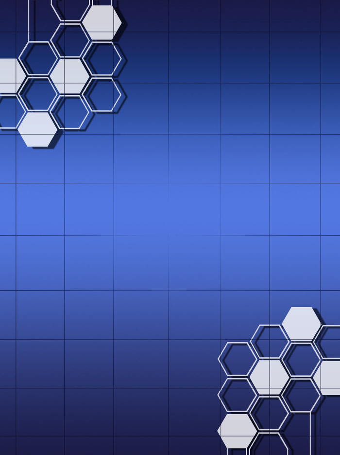 蓝色科技蜂窝背景