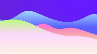 极简剪纸波浪弥散光渐变背景图设计素材