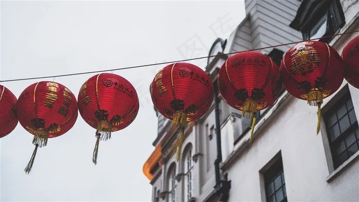 各式各样的灯笼摄影