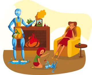 扁平化人物场景办公互联网等距ai矢量设计网页海报UI素材插画