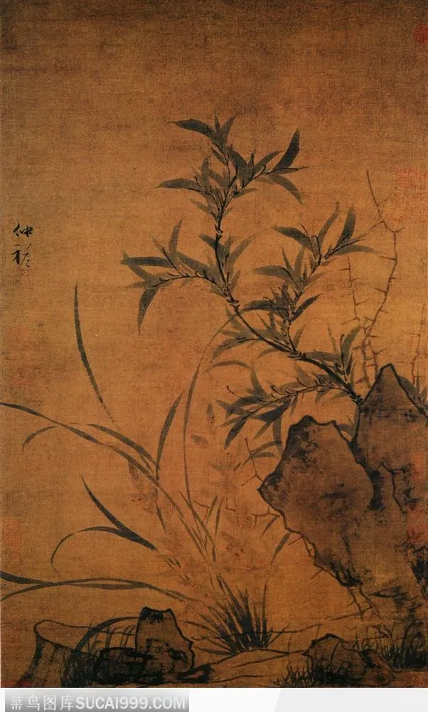 花鸟篇-墨兰