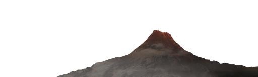 火山 PNG免抠(2000x600)
