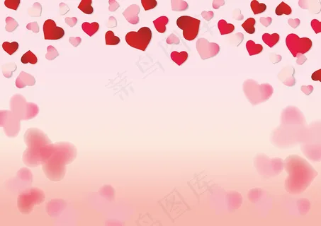 浪漫爱心背景图片