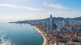 海边城市风景图片