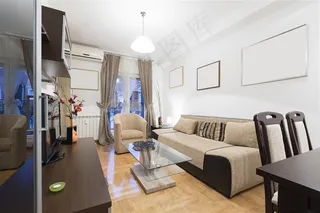 现代简约客餐厅高清摄影图片