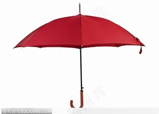 红色雨伞