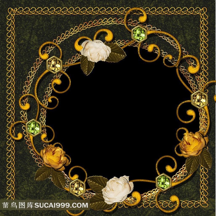 精美鲜花相框