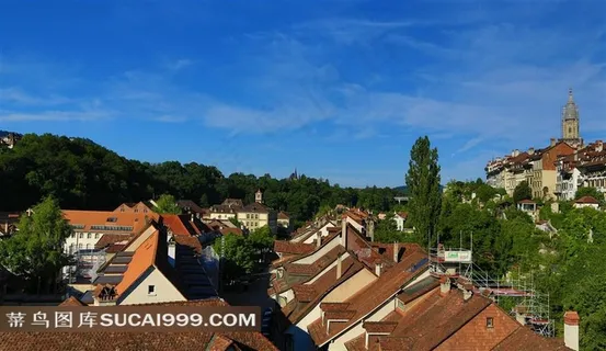 瑞士伯尔尼城市风景图片