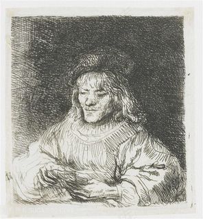 素描人物装饰画