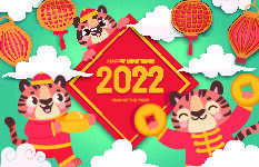 设计新年装饰素材eps,ai矢量模版下载
