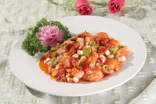 宫廷油爆虾 48元