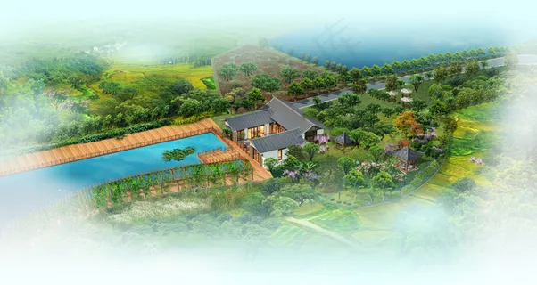 鸟瞰景观图 鸟瞰景观图