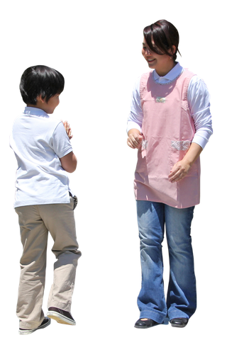 亚裔儿童人物免扣素材