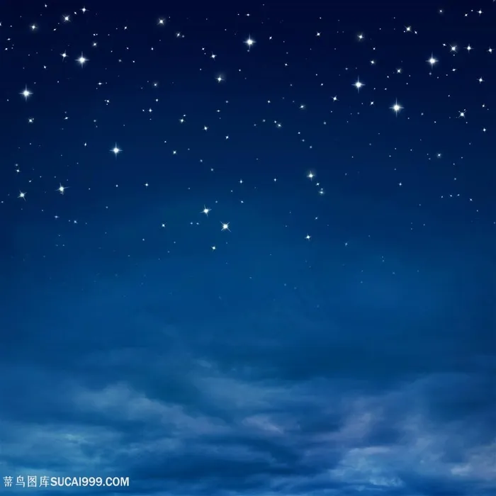 夜空中最亮的繁星背景高清图片