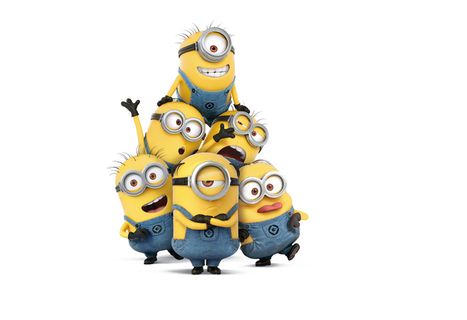 小黄人 卡通 可爱 插图