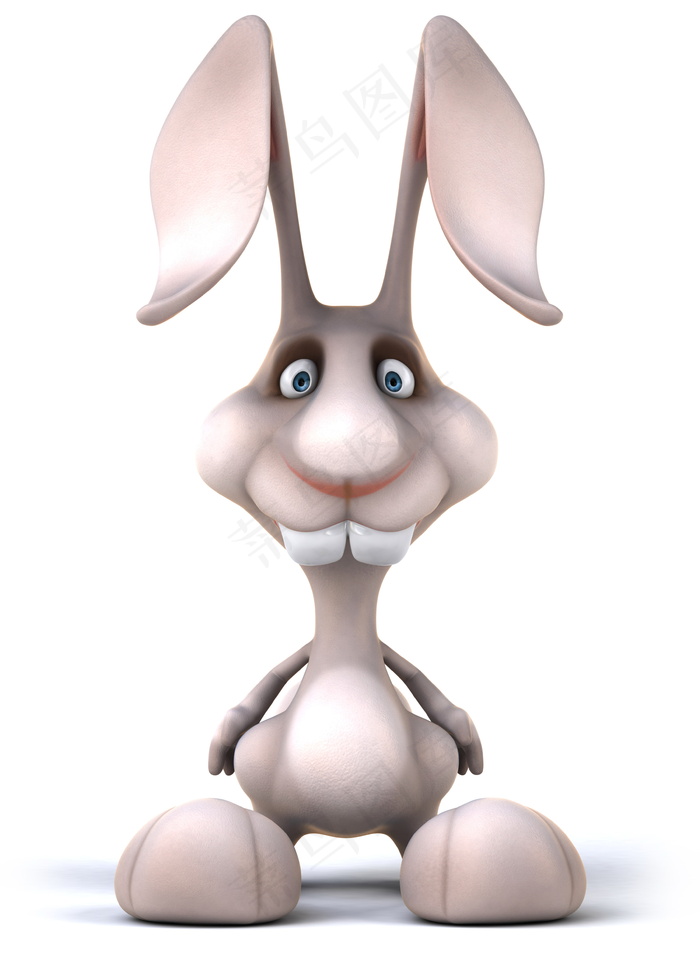 3D卡通兔子图片