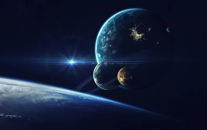 宇宙中的星球高清图片
