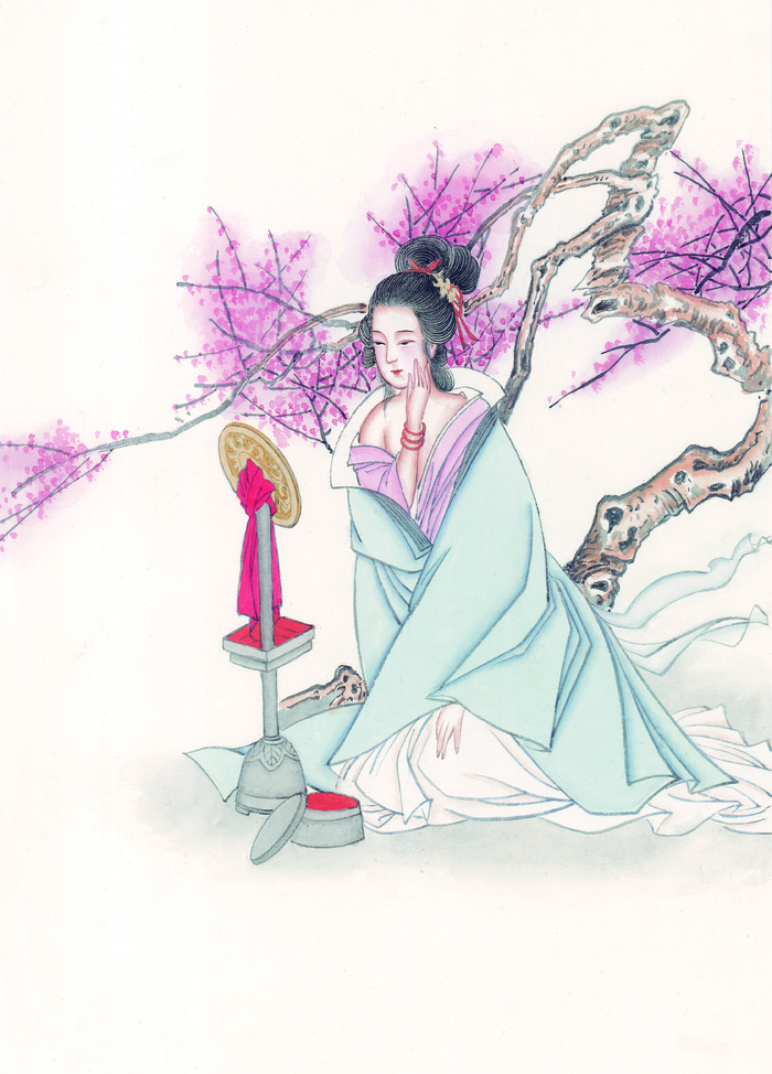 古代美女高清图素材图片格式  (13)