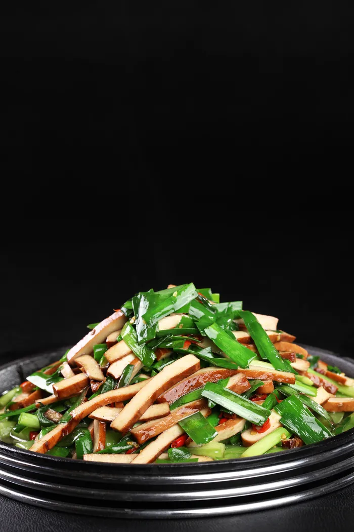 G00474铁板韭菜香干 (2)